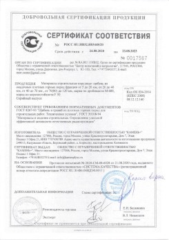 2020.02.06 Мирный - Приложение 2 к сертификату изделия системы водосточной.