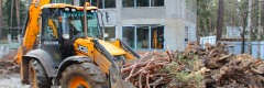 Расчистка участка в мирном